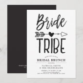Bride Tribe Bridal Brunch Wedding Einladung (Vorne/Hinten)