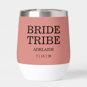 Bride Tribe Bridal Party Desert Rose (Rückseite)