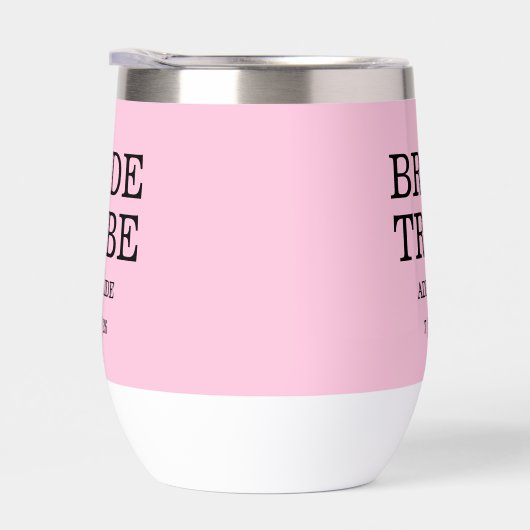 Bride Tribe Bridal Party Pink (Rechts)