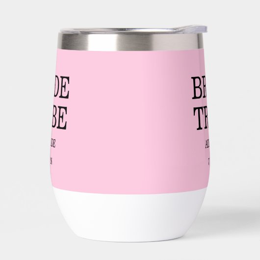 Bride Tribe Bridal Party Pink (Links)