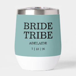 Bride Tribe Bridal Party Sea Glass Green