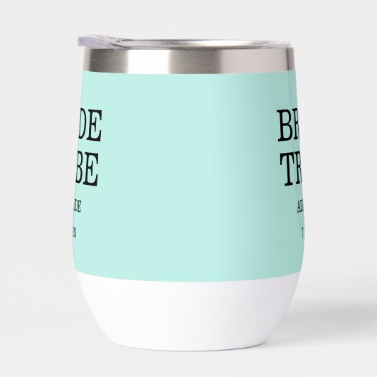 Bride Tribe Bridal Party Turquoise (Rechts)