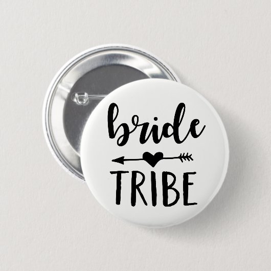 Bride Tribe Button für Bridesmaid (Vorne & Hinten)