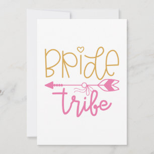 Bride Tribe Dankeskarte