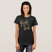 Bride Tribe Diamond Brautparty Stilvolle Hochzeit T-Shirt (Vorne ganz)