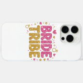 Bride Tribe Glitter iPhone Case (Rückseite (Horizontal))