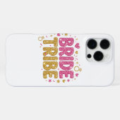 Bride Tribe Glitter iPhone Case Hülle (Rückseite (Horizontal))