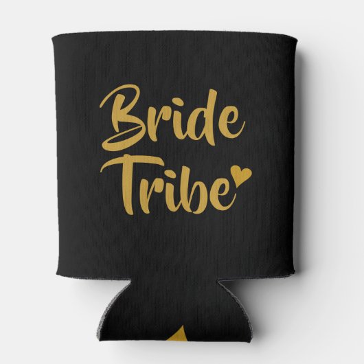 Bride Tribe Gold Heart Dosenkühler (Rückseite)