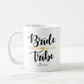 Bride Tribe Gold Wedding Custom-2 Kaffeetasse (Links)