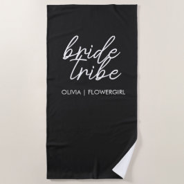 Bride Tribe | Hochzeit in Urlaubsort Flower Girl Strandtuch