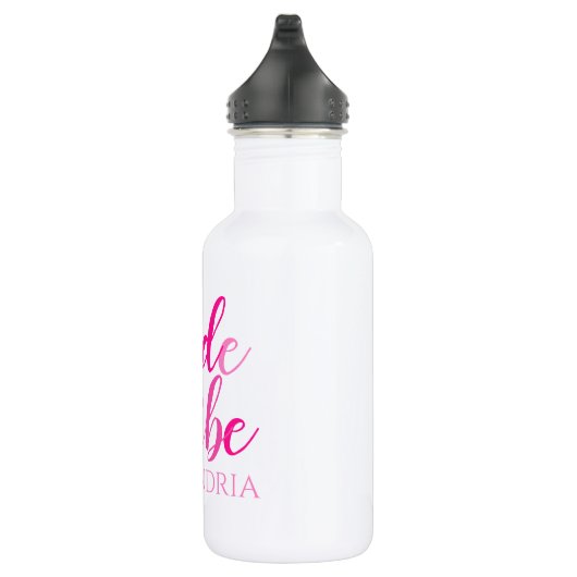 Bride Tribe Hot Pink Edelstahlflasche (Rechts)