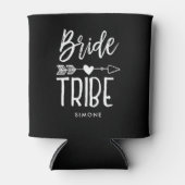 Bride Tribe | Individuelle Name Hochzeit Dosenkühler (Vorderseite)