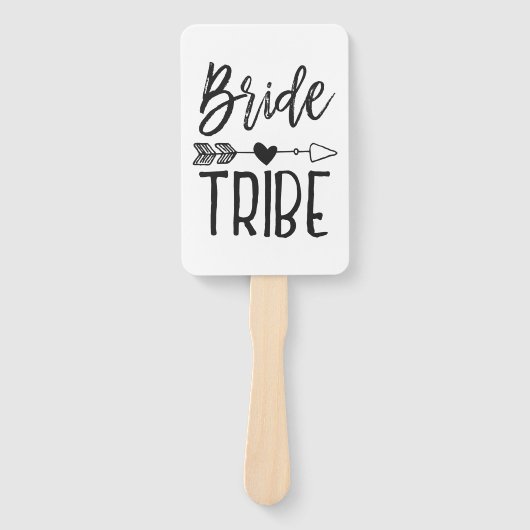 Bride Tribe | Individuelle Name Hochzeit Fächer (Vorderseite)