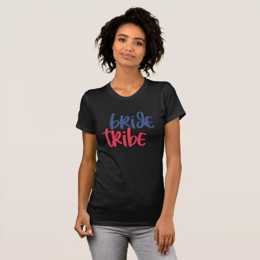 Bride Tribe Junggeselinnen-Abschied T Shirt (Vorne ganz)