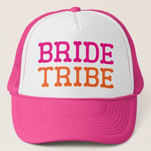 Bride Tribe Junggeselinnen-Abschied Truckerkappe (Vorderseite)