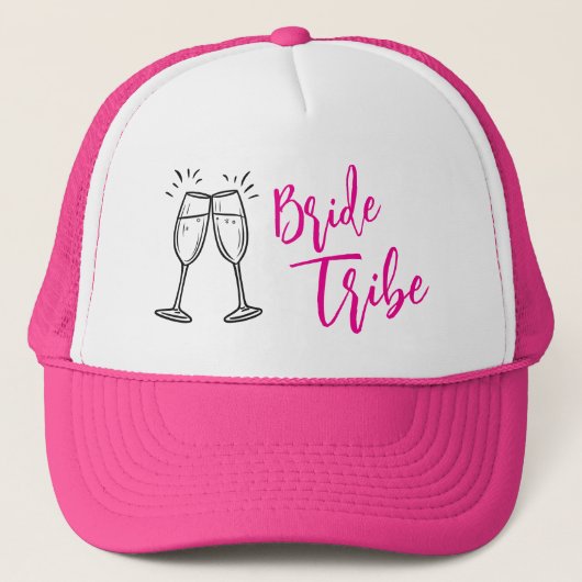 Bride Tribe Junggeselinnen-Abschied Truckerkappe (Vorderseite)