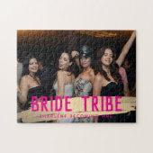 Bride Tribe Keepake Foto Bridesmaid Geschenk Puzzle (Horizontal)