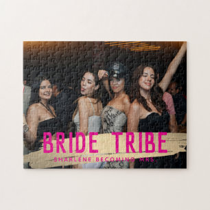 Bride Tribe Keepake Foto Bridesmaid Geschenk Puzzle