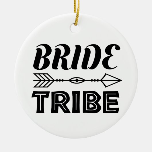 Bride Tribe Keramik Ornament (Vorne)