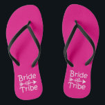 Bride Tribe lustige Bridesmaier flip Flops Badesandalen<br><div class="desc">Bride Tribe lustige Bridesmaier flip Flops</div>