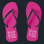 Bride Tribe lustige Bridesmaier flip Flops Badesandalen<br><div class="desc">Bride Tribe lustige Bridesmaier flip Flops</div>