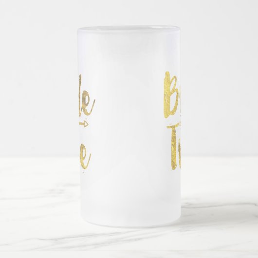 Bride Tribe Mattglas Bierglas (Mittel)