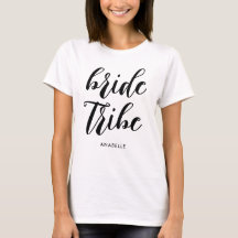 Bride Tribe Moderner Minimalistischer Junggeselinn