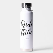 Bride Tribe Moderner Minimalistischer Junggeselinn Trinkflasche (Links)