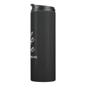 Bride Tribe | Modernes Blumenmädchen Thermosbecher (Nach rechts gedreht)