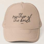 Bride Tribe | Mutter der Modernen Bride Monogram Truckerkappe (Vorderseite)