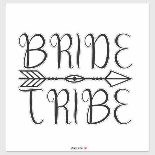 Bride Tribe new Aufkleber (Blatt)