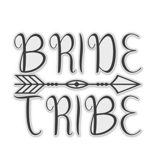 Bride Tribe new Aufkleber (Vorderseite)