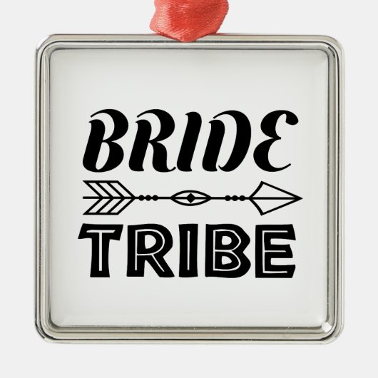 Bride Tribe Ornament Aus Metall (Vorne)