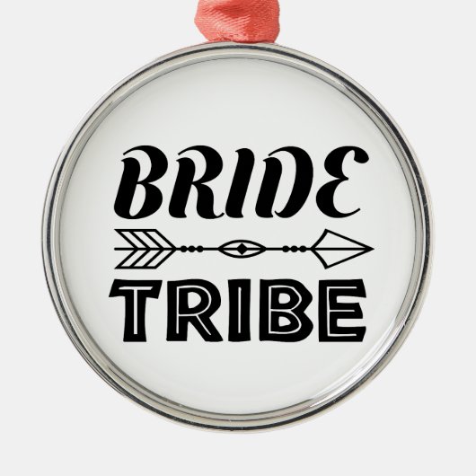 Bride Tribe Ornament Aus Metall (Vorne)
