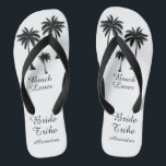 Bride Tribe Palm Tree Beach Lover Badesandalen<br><div class="desc">Mit diesen phantastischen Bride Tribe Palm Tree Beach Lover Flip Flops mit hübschen Palmen erstrahlt der Strand stilvoll. Raum,  um sich mit den Namen Ihrer Brautjungfrau anzupassen! Mischen Sie Ihre Lieblings-Strandprodukte von Up On the Mountain!</div>