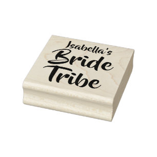 Bride Tribe Personalisiert Gummistempel