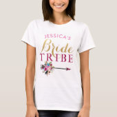 Bride Tribe Personalisiertes Party Bridesmaids Top (Vorderseite)