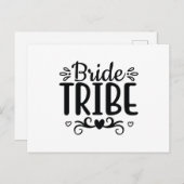 Bride tribe postkarte (Vorne/Hinten)