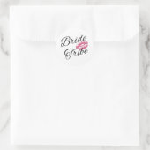 Bride Tribe Runder Aufkleber (Tasche)
