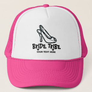 Bride Tribe Schuh Custom Rosa Junggeselinnen-Absch Truckerkappe