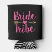 Bride Tribe | Schwarz/Heiß/Rosa Dosenkühler (Rückseite)
