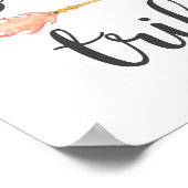 Bride Tribe Tribal Heart Arrow Poster (Ecke)