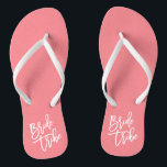 Bride Tribe White Script Badesandalen<br><div class="desc"></div>