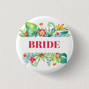 Bride Tropical Beach Hochzeit in Urlaubsort Button