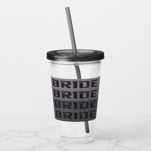 BRIDE TUMBLER ACRYLTRINKBECHER (Links)