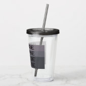 BRIDE TUMBLER ACRYLTRINKBECHER (Rückseite)
