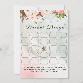 Bride Veil bevor ich Bridal Bingo Spiel Einladung