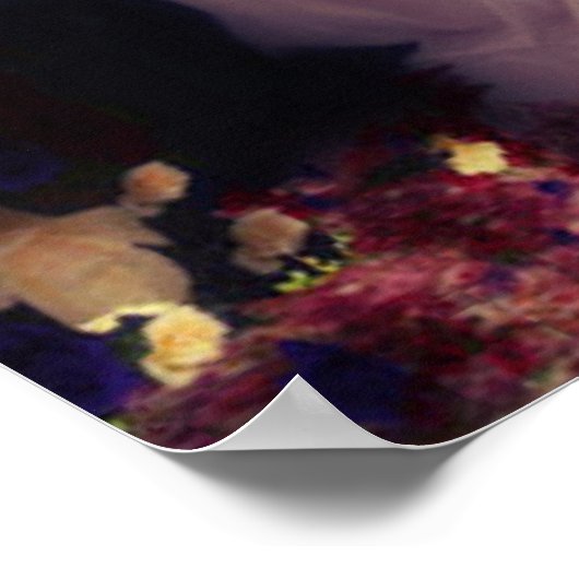 Bride Watching Portait Poster (Ecke)