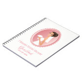 Bride Wedding Attire Brautparty Gästebuch Notizblock (Linke Seite)