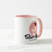 Bride Wedding Attire Future Frau Custom Tasse (VorderseiteRechts)